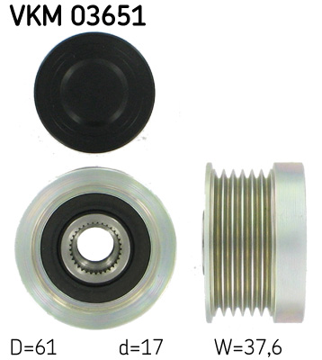 SKF Generátor szabadonfutó VKM03651_SKF